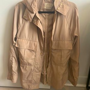 Zara beige rain jacket